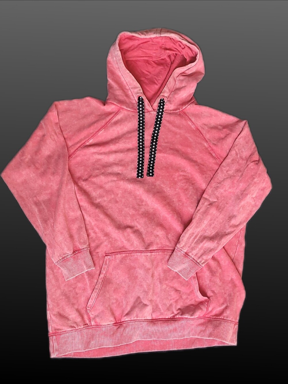 Torrid Pink Pullover Hoodie - Comfortable Casual Sweatshirt, Mineral Wash, 2x